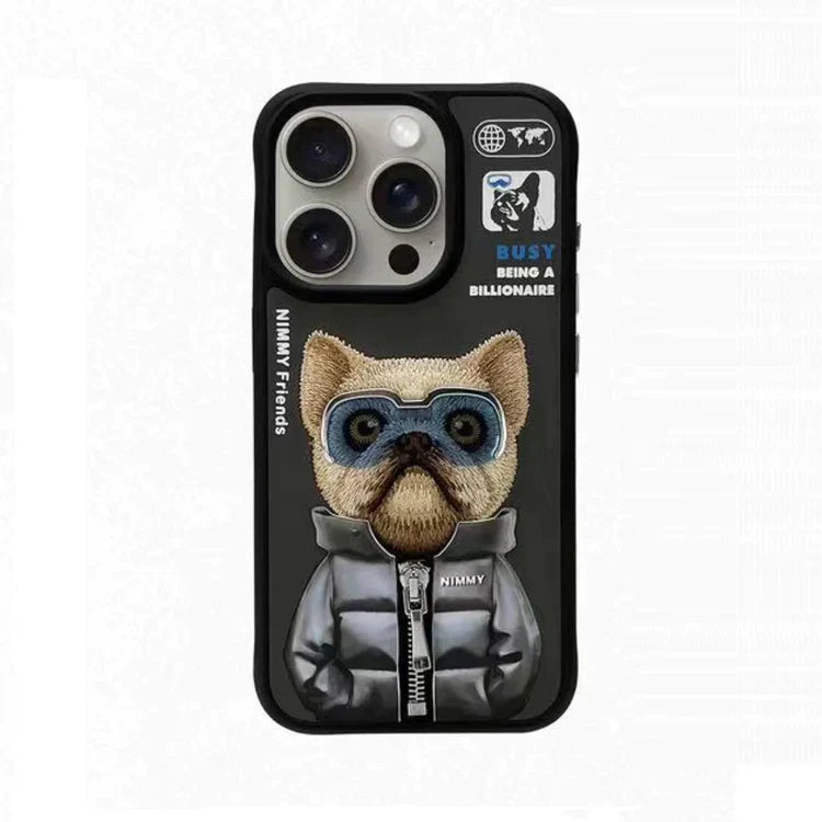 Nimmy Cool And Cute 2.0 IPhone 15 Pro Max Series Mobile Phone Cases/ BLACK