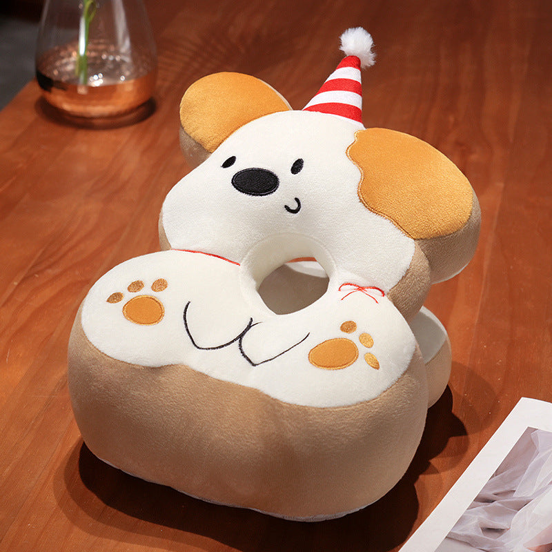 Cute Puppy Plush Napping Pillow for Kids