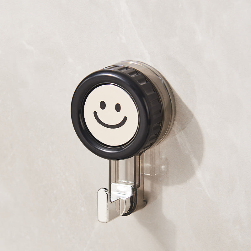 Cute Smiley Suction Cup Multipurpose Bathroom Hook