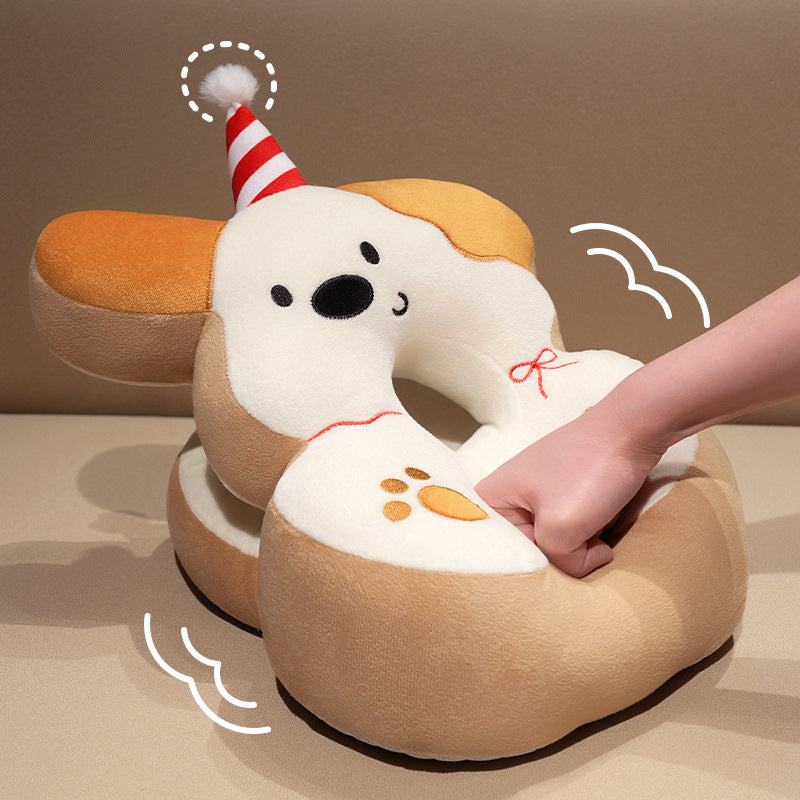 Cute Puppy Plush Napping Pillow for Kids