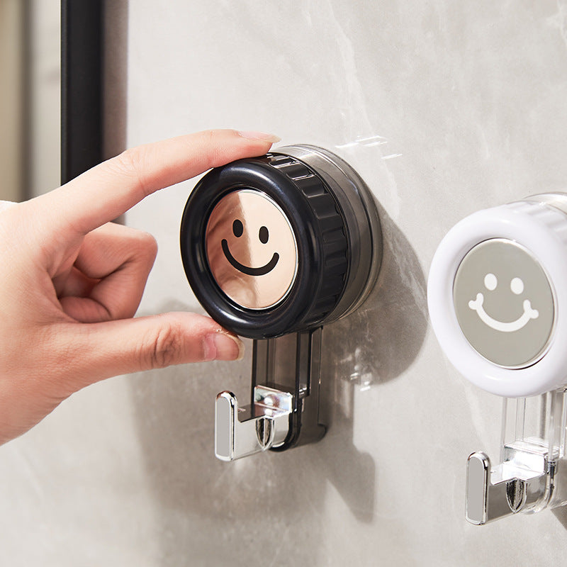 Cute Smiley Suction Cup Multipurpose Bathroom Hook