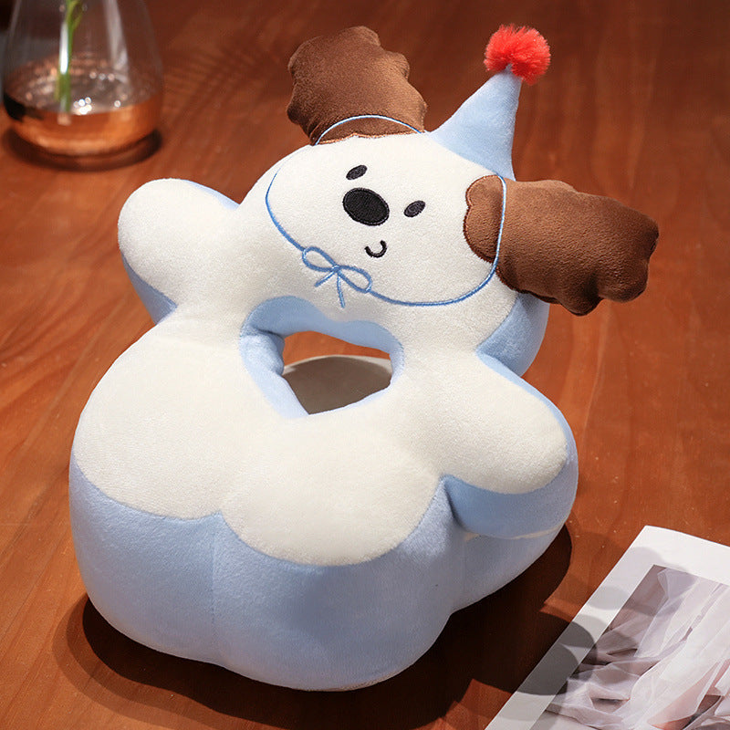 Cute Puppy Plush Napping Pillow for Kids