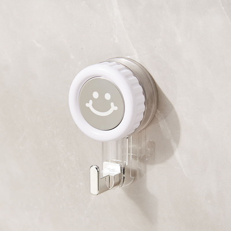 Cute Smiley Suction Cup Multipurpose Bathroom Hook