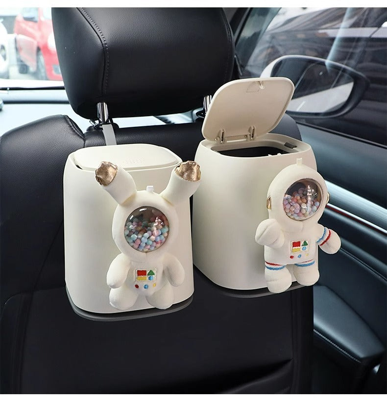 Cute Cartoon Multipurpose Portable Car Trash Can