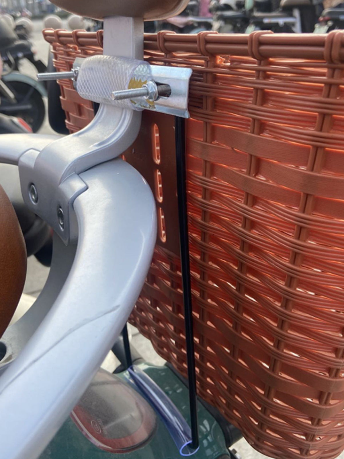 Multipurpose Rear Storage Basket for Two Wheelers