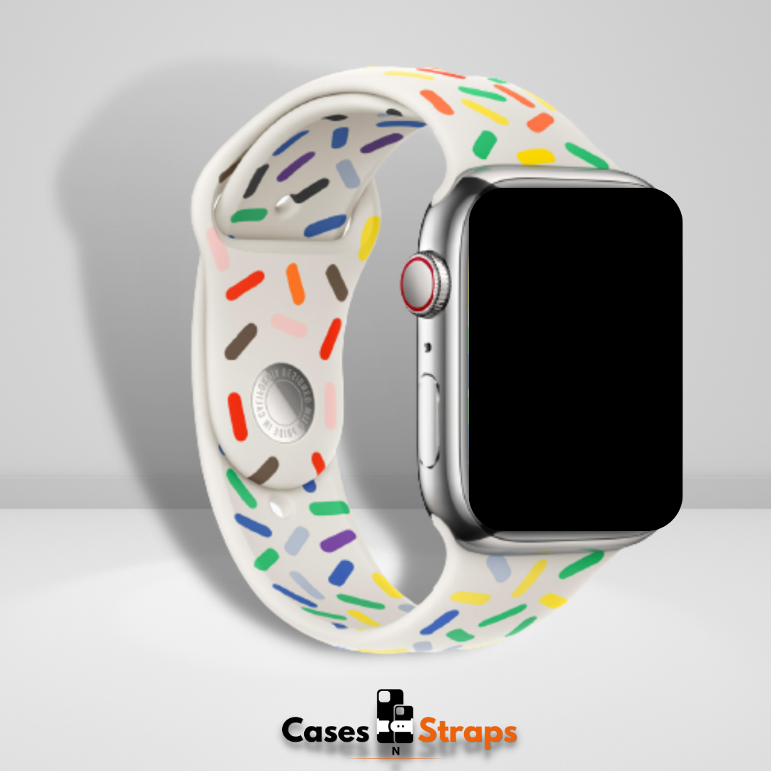 OG Silicone iWatch Pride Strap White Color