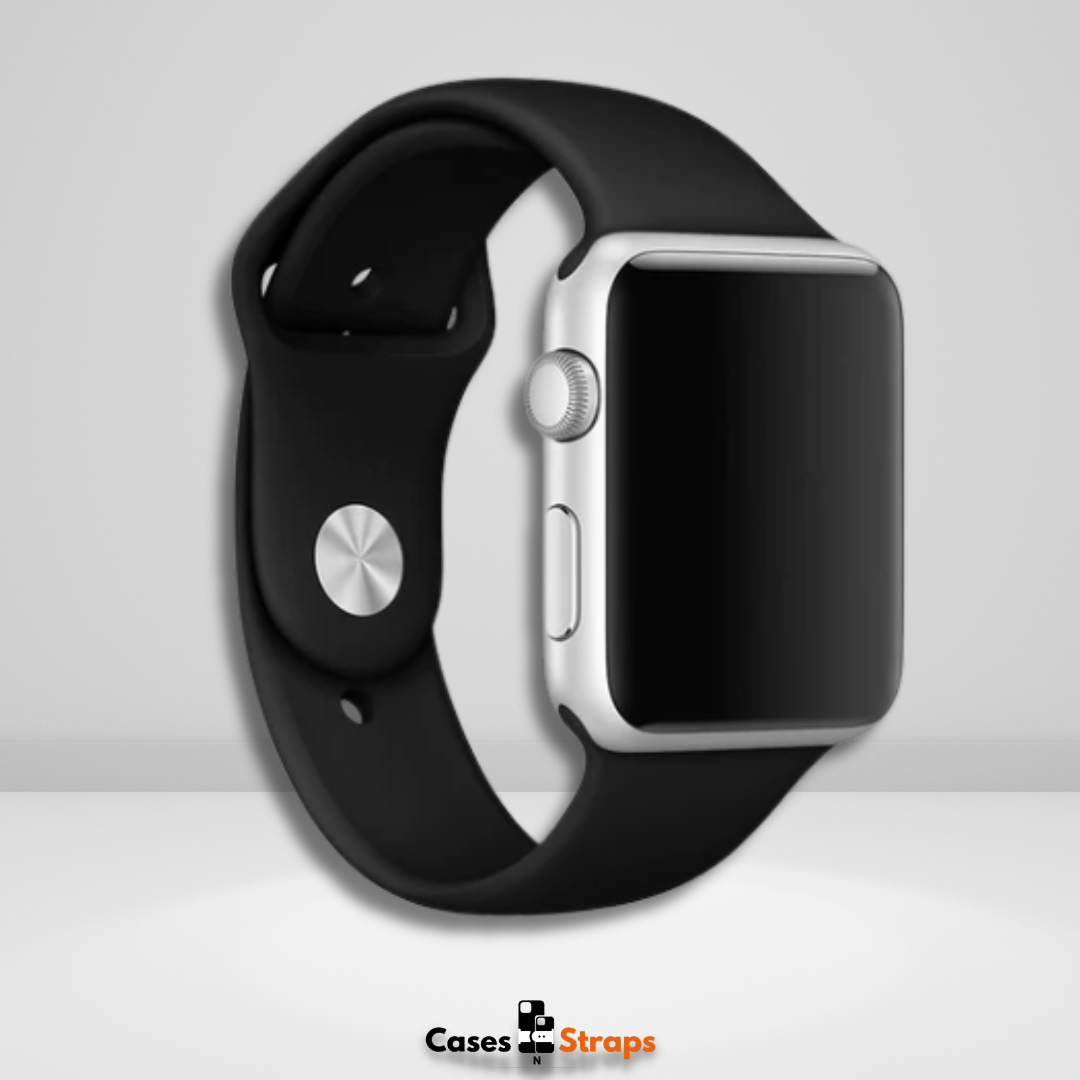 OG Silicone iWatch Strap Black Color