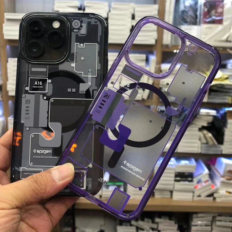 iPhone 15 Pro Ultra Hybrid Shockproof Case Case- Black