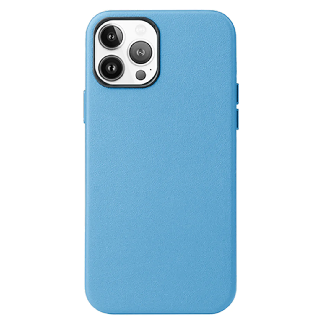 iPhone 13 Pro Kzdoo Noble Series Leather Back Cover Case - Blue