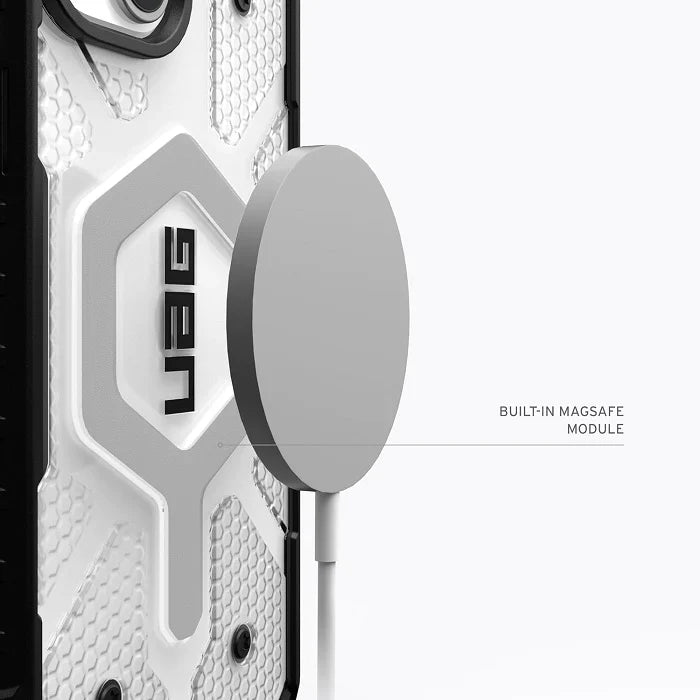 iPhone 15 Plus Pathfinder Series Rugged Magsafe Matte Case - ICE
