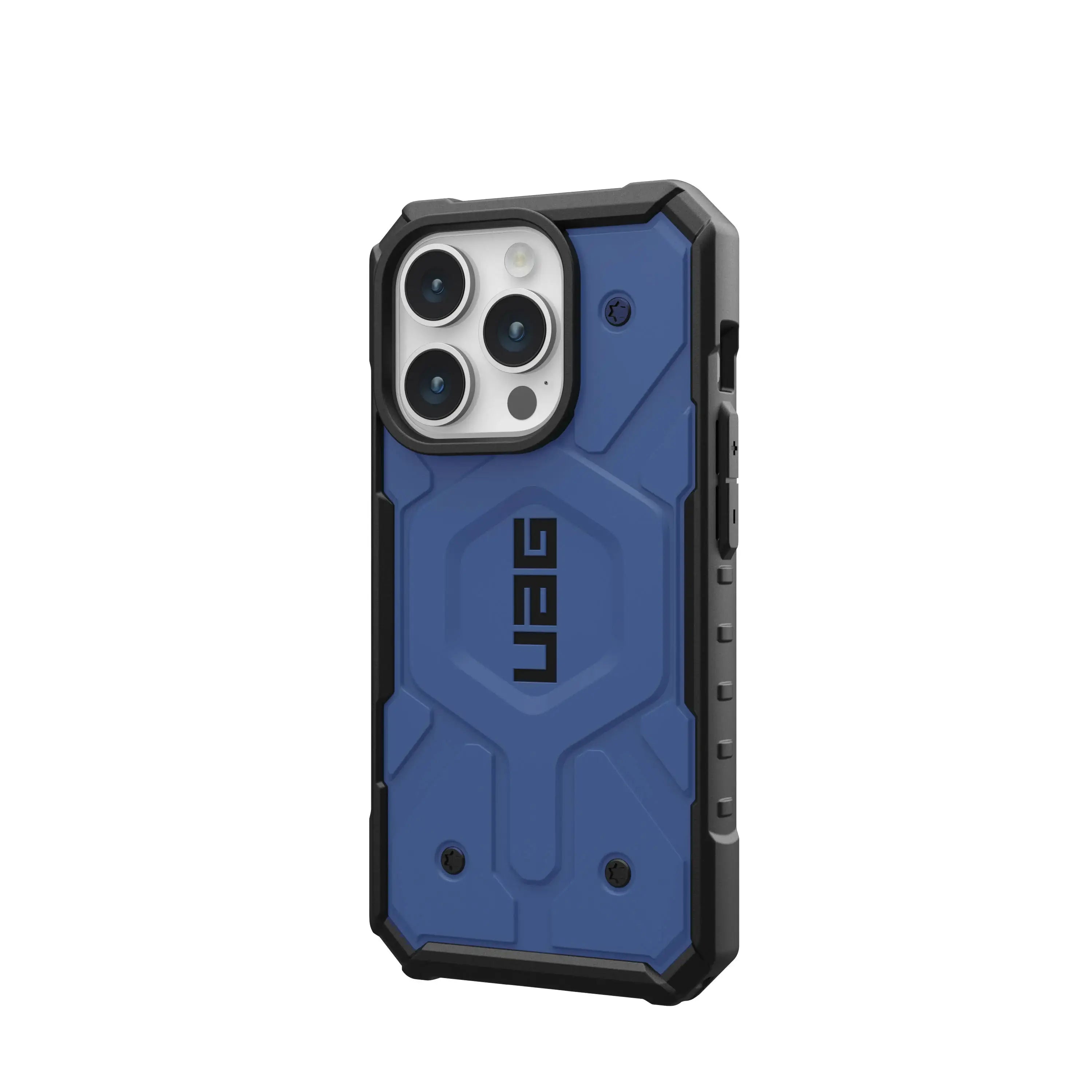 iPhone 15 Armor Cover | Urban Armor iPhone 15 Case, UAG Pathfinder Mag-Safe Compatible, Slim Fit Rugged Protective Case for iPhone 15 - Blue