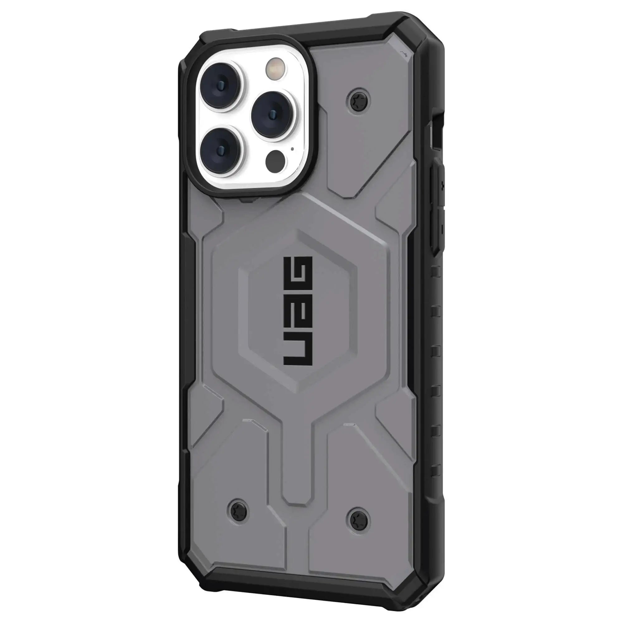 iPhone 15 Armor Cover | Urban Armor iPhone 15 Case, UAG Pathfinder Mag-Safe Compatible, Slim Fit Rugged Protective Case for iPhone 15 - Grey