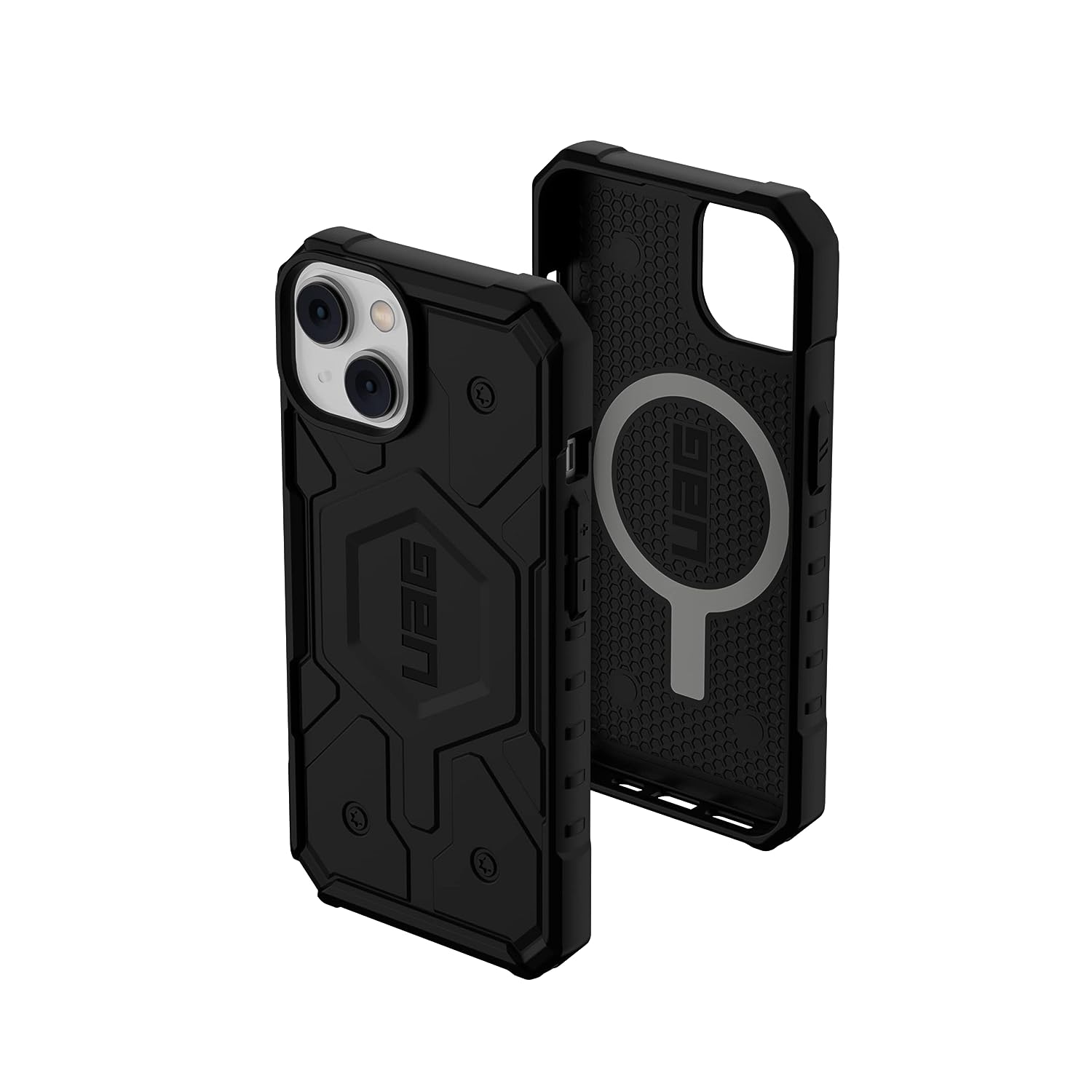 iPhone 15 Pro Max Armor Cover | Urban Armor iPhone 15 Pro Max Case, UAG Pathfinder Mag-Safe Compatible, Slim Fit Rugged Protective Case/Cover Designed for iPhone 15 Pro Max (2023) (Military Drop Tested) - Black