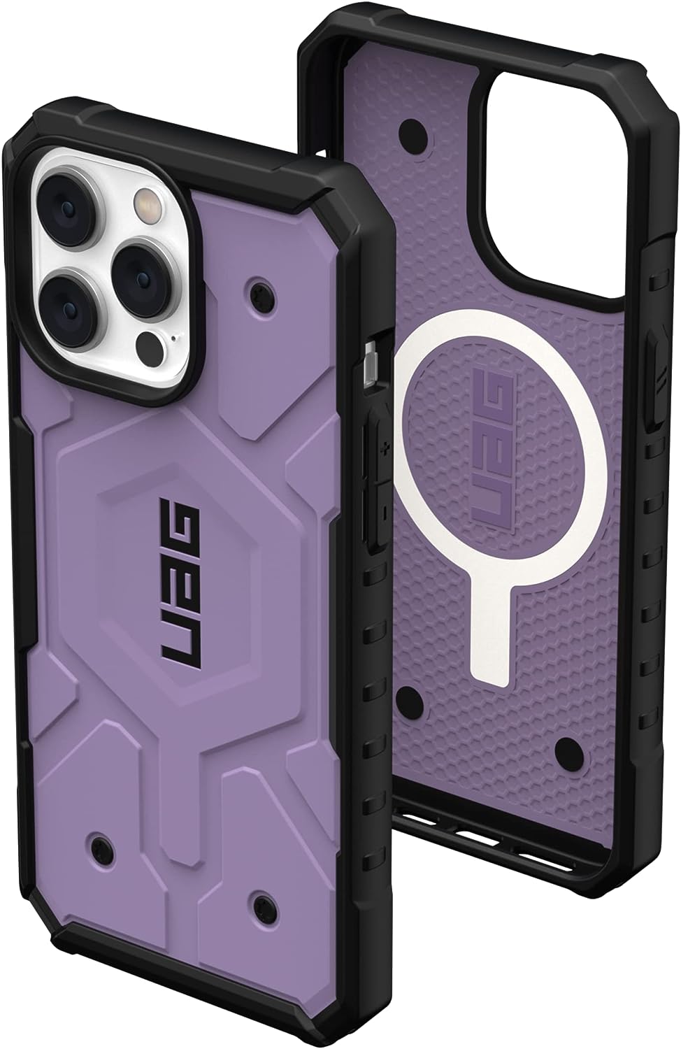 iPhone 14 Pro Max Armor Cover | Urban Armor iPhone 14 Pro Max Case, UAG Pathfinder Mag-Safe Compatible, Slim Fit Rugged Protective Case/Cover Designed for iPhone 14 Pro Max (2022) (Military Drop Tested) - Purple