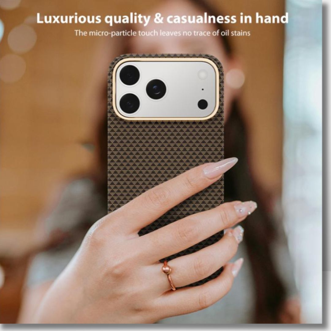 SIBLING Carbon Case with Metal Camera Ring for iPhone 17 Series
