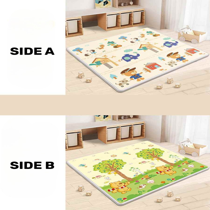 Two Side Printed Kids Room Water and Stain Resistant Carpet