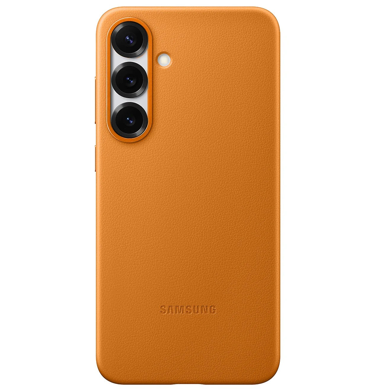 Samsung Galaxy S25 Leather Case, Kindusit Leather Back Cover - Tan Brown