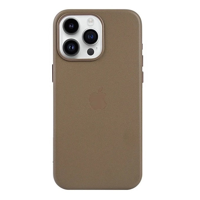 iPhone 15 Pro Max Leather Case - Not MagSafe