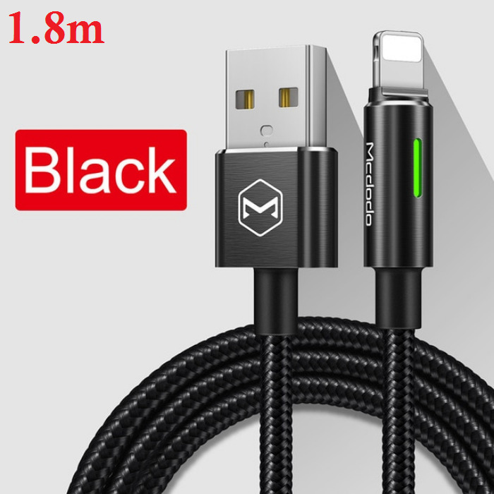 Smart Auto Disconnect USB Cable Charger iPhone 11 Pro Max 7 8 6s+ X SE