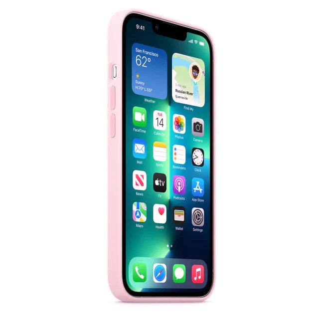 iPhone 13 Pro Max Liquid Silicon Case - Pink