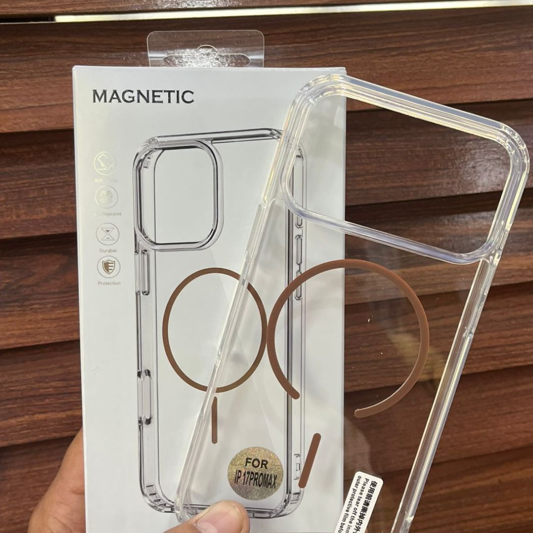 Transparent Clear Case with Colorful MagSafe for iPhone 17 Series, image 4 – CaseCart