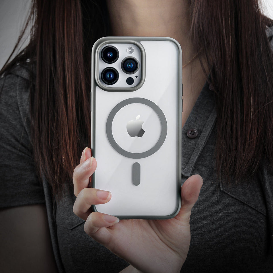 iPhone 15 Pro  Ultra Hybrid Drop Proof Sleek Matte Case - Natural Titanium