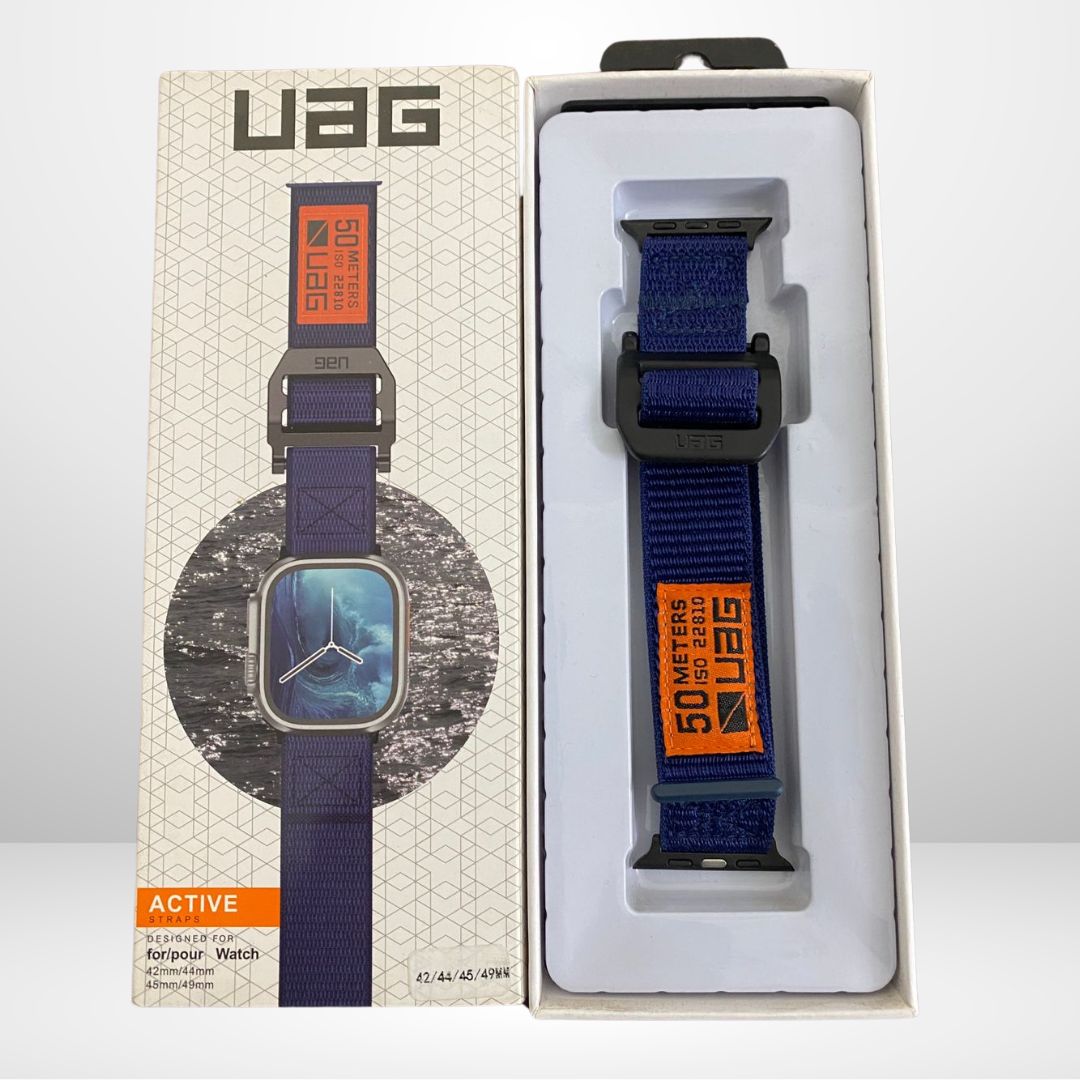 UAG High Strength Nylon Strap for iWatch (Navy Blue Color) 42/44/45/49 MM