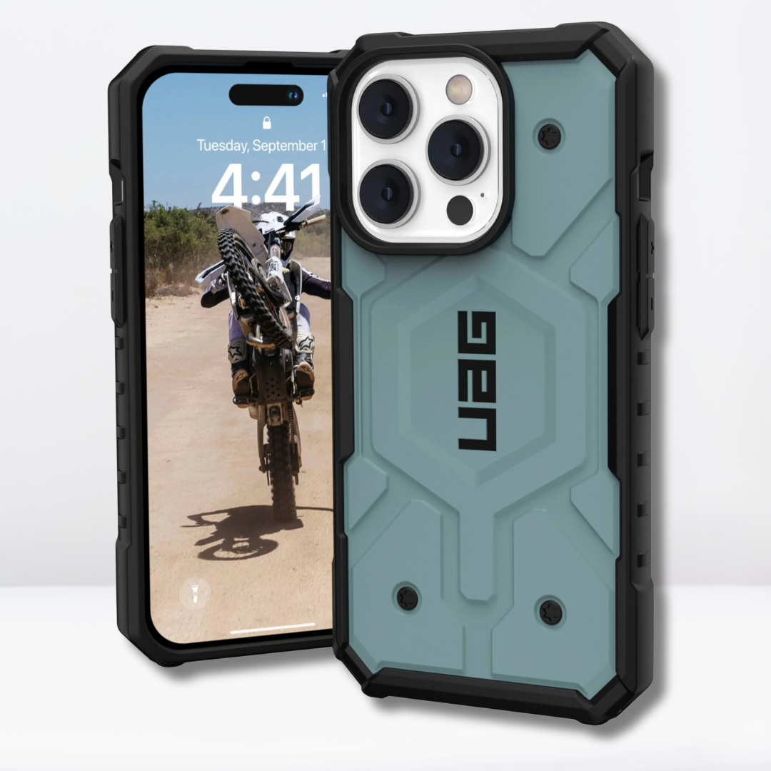 UAG Pathfinder with MagSafe Rugged Protection Case for iPhone 15pro/pro max(Sierra Sky Blue)