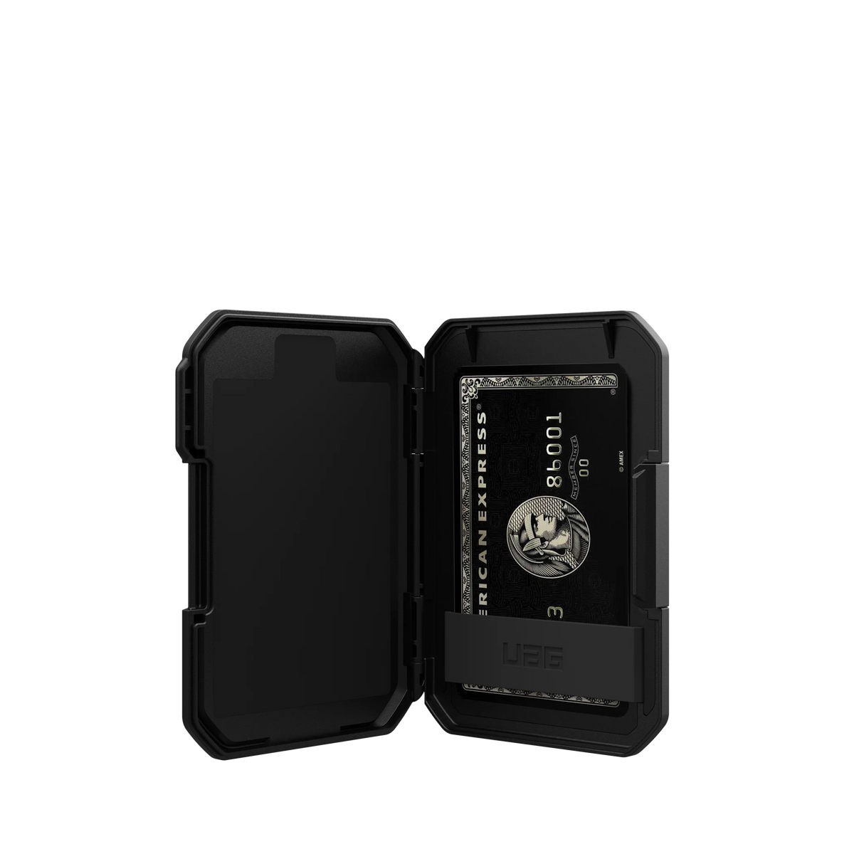 UAG Magnetic Wallet with Stand in Black/Titanium, view 4