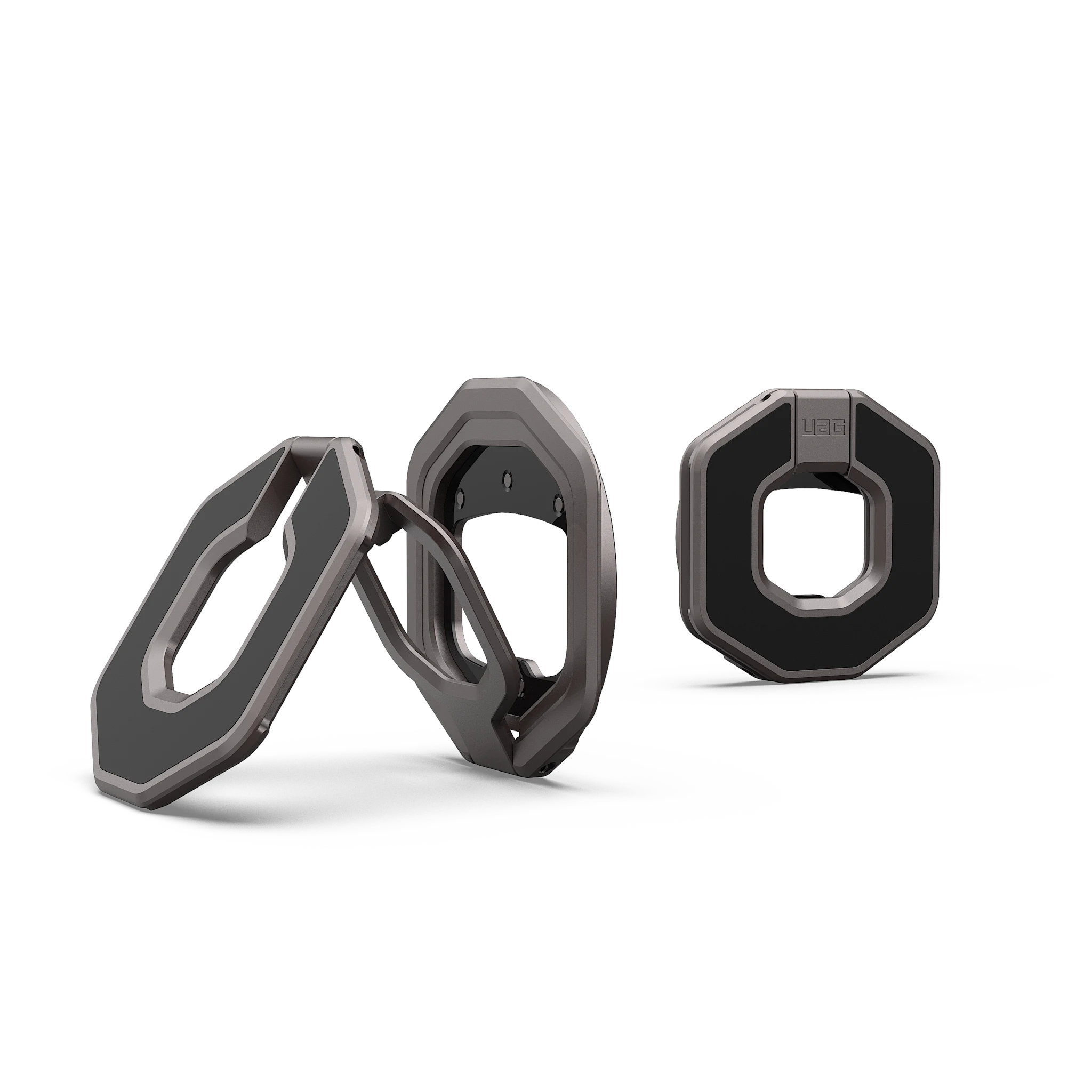 UAG Monarch Mag² Dual Magnetic Ring Stand in Gunmetal, view 1