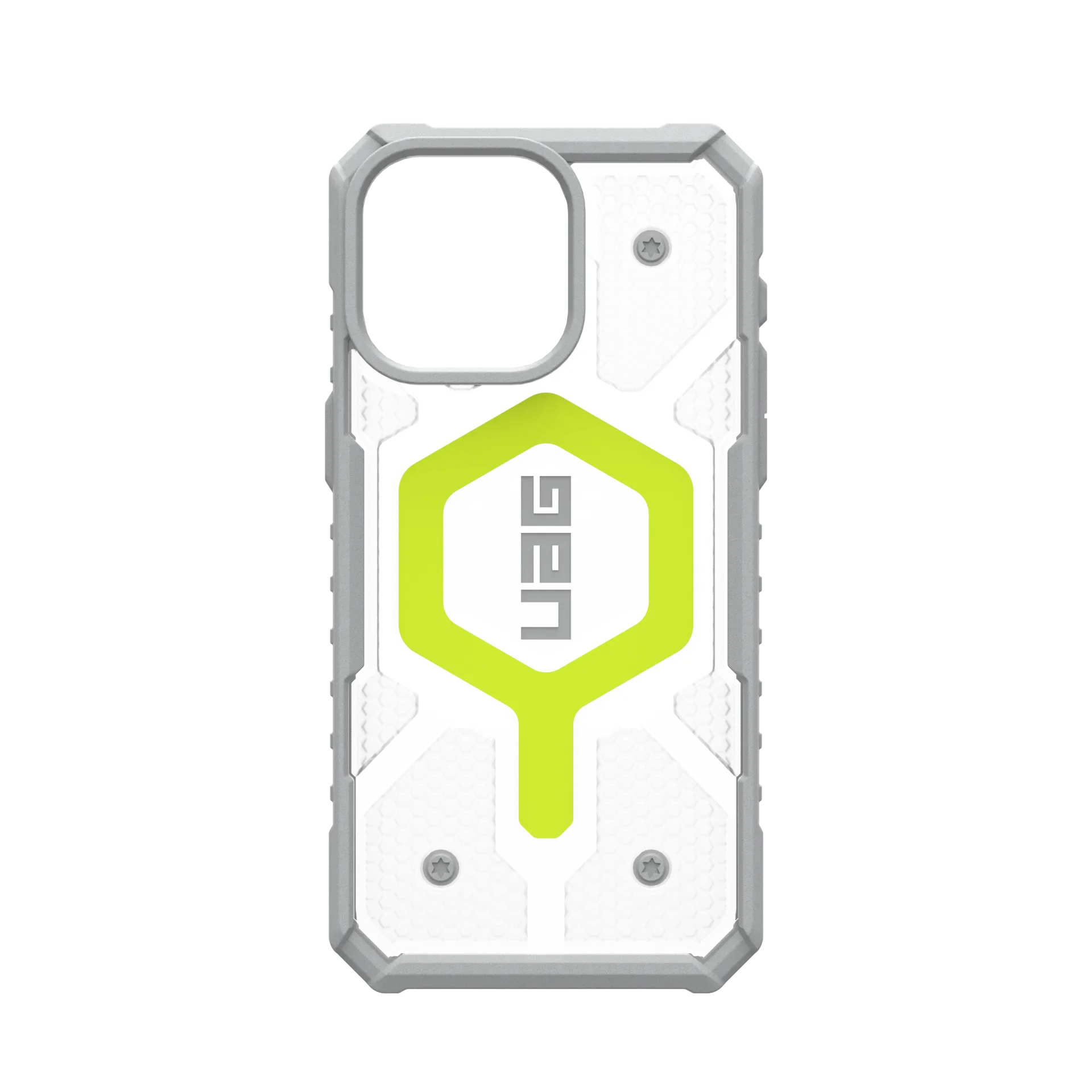Urban Armor Gear TPU+PC iPhone 16 Plus UAG Case, Pathfinder Clear Compatible, Slim Fit Rugged Protective Case/Cover Designed For iPhone 16 Plus (Military Drop Tested) - Neon Green