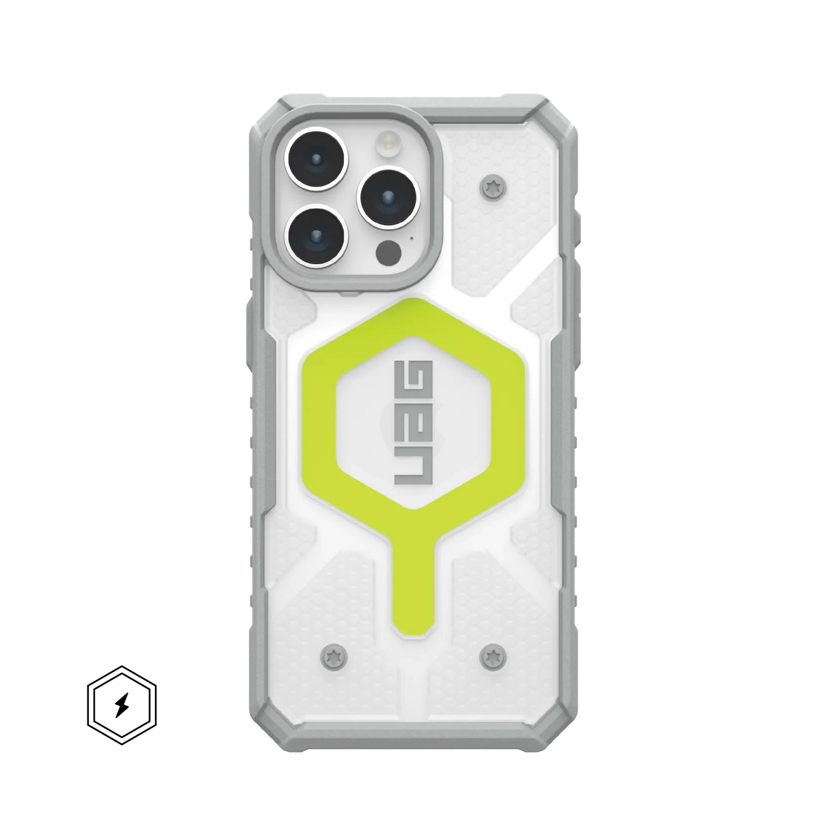 TPU+PC iPhone 16 Pro Case, Clear Compatible - Neon Green – CaseCart