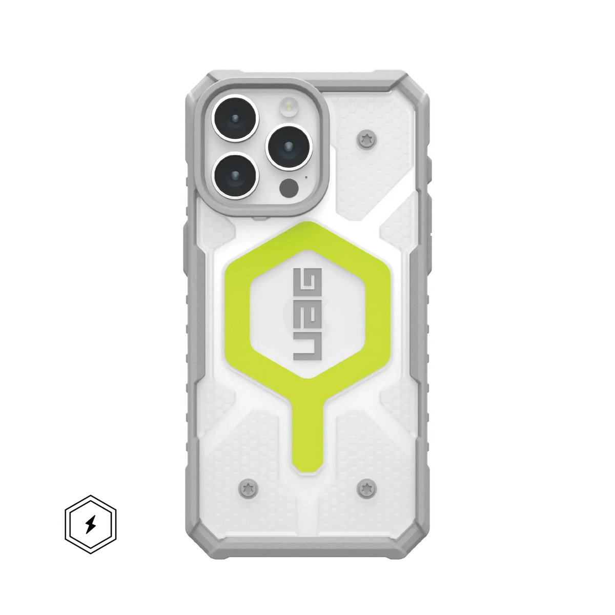 TPU+PC iPhone 16 Pro Max Case, Clear Compatible - Neon Green – CaseCart