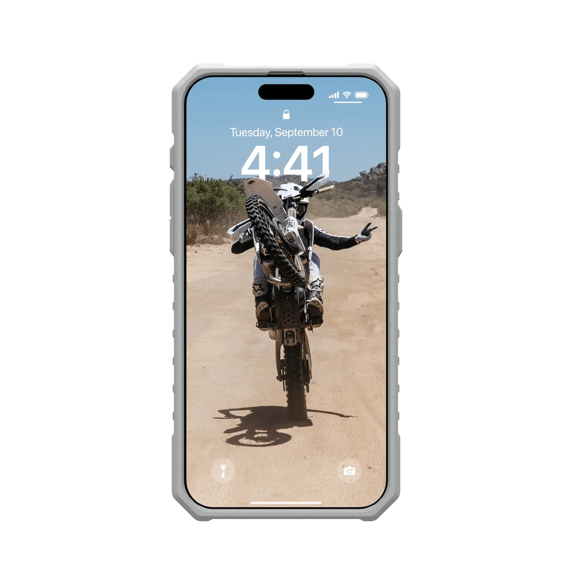 Urban Armor Gear TPU+PC iPhone 16 Plus UAG Case, Pathfinder Clear Compatible, Slim Fit Rugged Protective Case/Cover Designed For iPhone 16 Plus (Military Drop Tested) - Neon Green