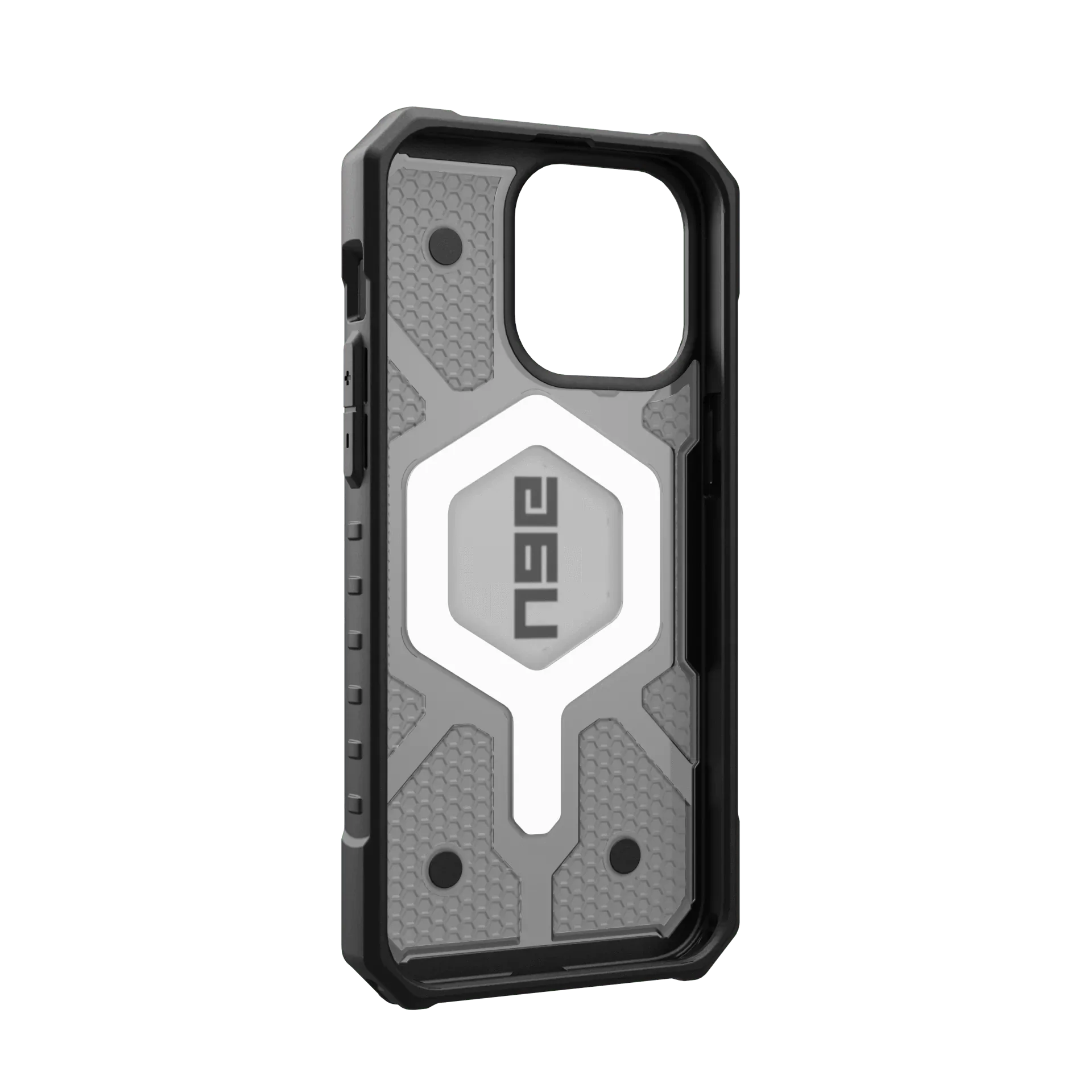Urban Armor Gear TPU+PC iPhone 15 UAG Case, Pathfinder Clear Compatible, Slim Fit Rugged Protective Case/Cover Designed For iPhone 15 (Military Drop Tested) - Ash