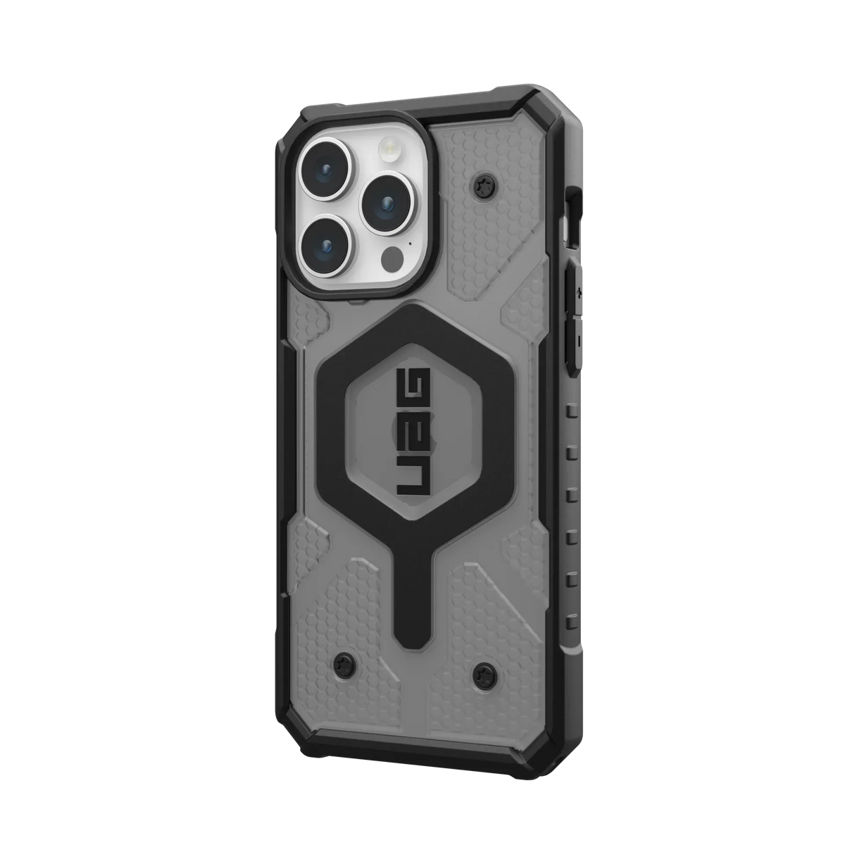 TPU+PC iPhone 16 Pro Case, Clear Compatible - Ash, image 2 – CaseCart