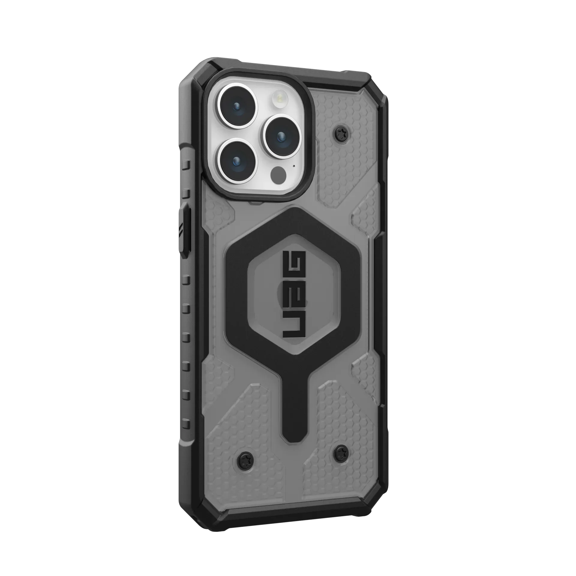 Urban Armor Gear TPU+PC iPhone 16 UAG Case, Pathfinder Clear Compatible, Slim Fit Rugged Protective Case/Cover Designed For iPhone 16 (Military Drop Tested) - Ash