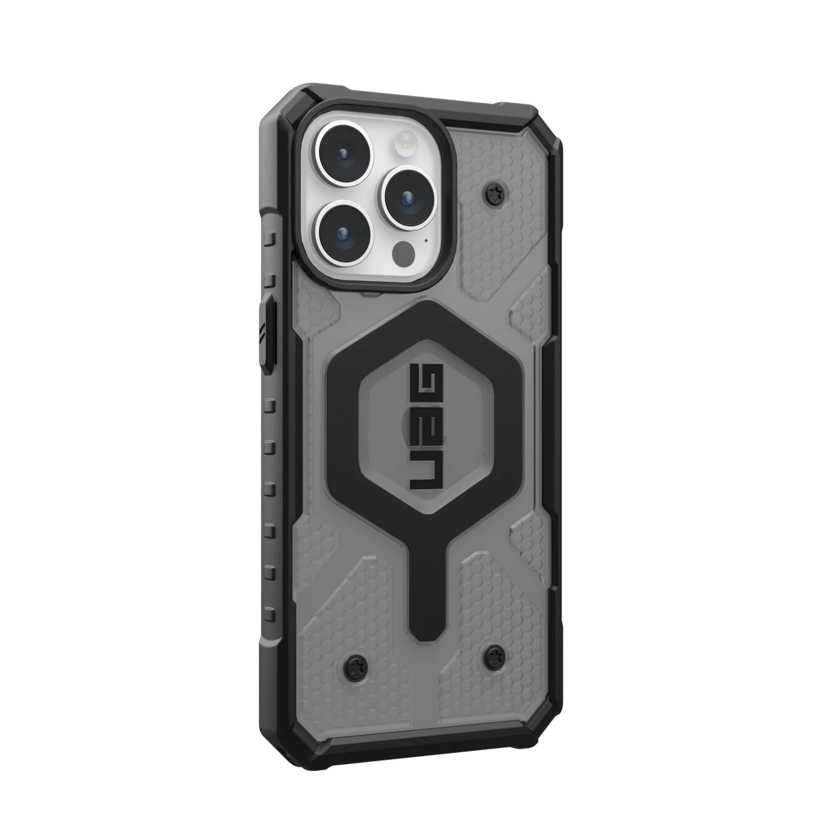 TPU+PC iPhone 16 Pro Case, Clear Compatible - Ash, image 3 – CaseCart