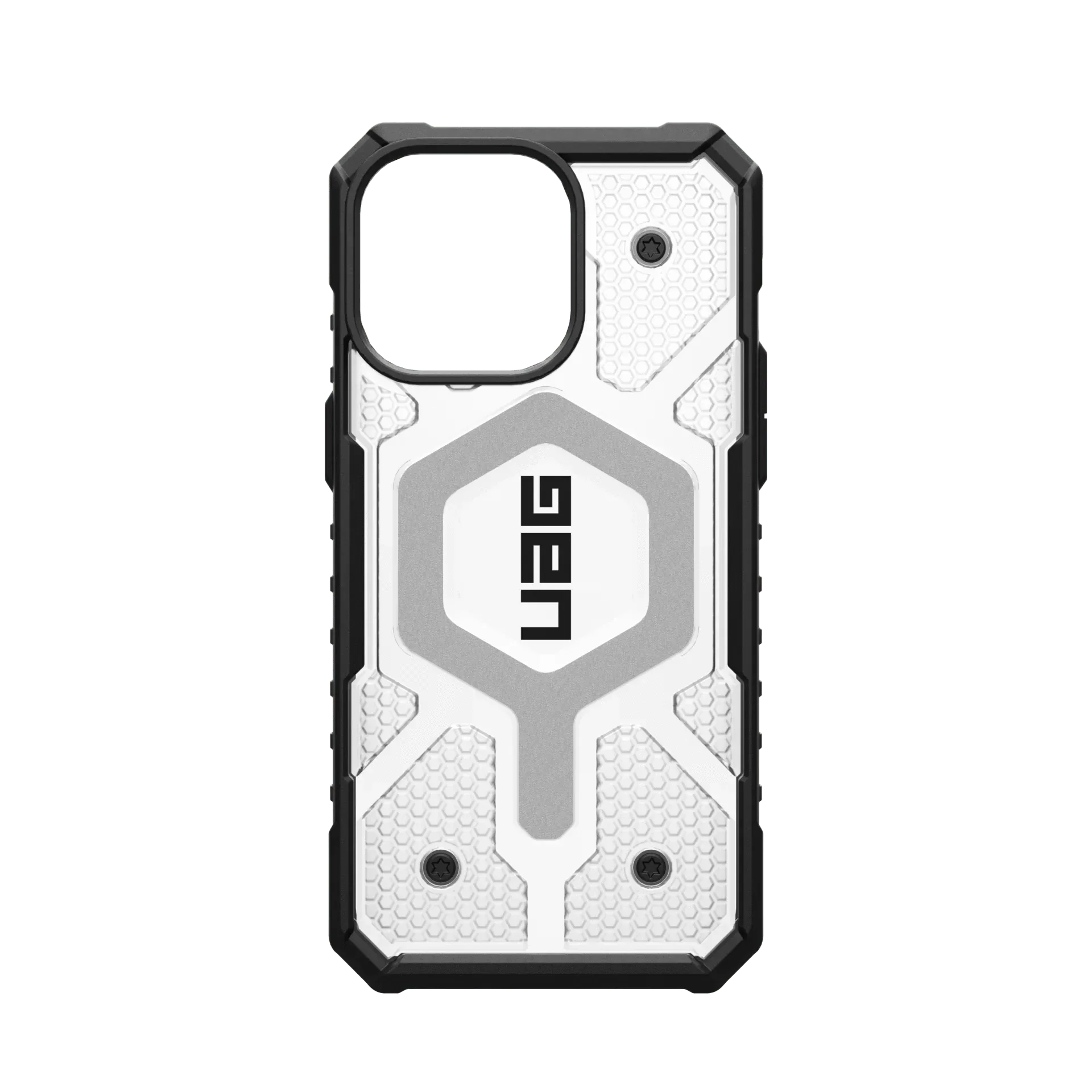 Urban Armor Gear TPU+PC iPhone 16 Pro UAG Case, Pathfinder Clear Compatible, Slim Fit Rugged Protective Case/Cover Designed For iPhone 16 Pro (Military Drop Tested) - White