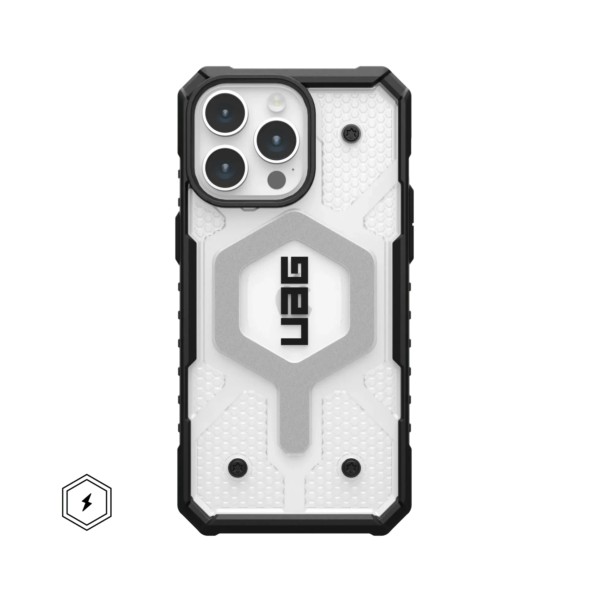 Urban Armor Gear TPU+PC iPhone 16 Plus UAG Case, Pathfinder Clear Compatible, Slim Fit Rugged Protective Case/Cover Designed For iPhone 16 Plus (Military Drop Tested) - White