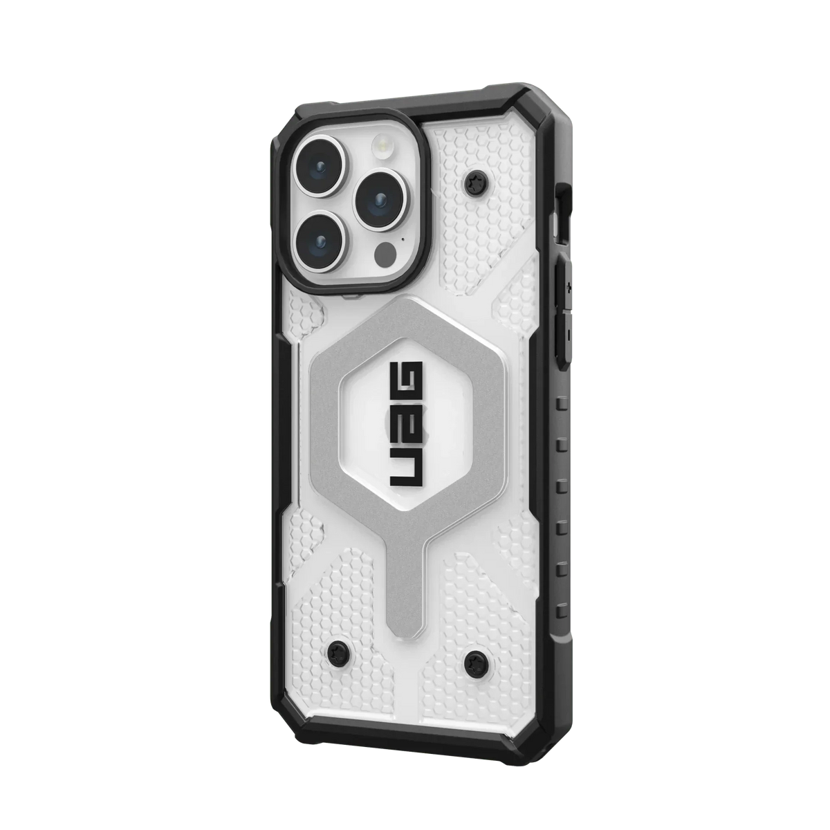 TPU+PC iPhone 16 Plus Case, Clear Compatible - White, image 4 – CaseCart