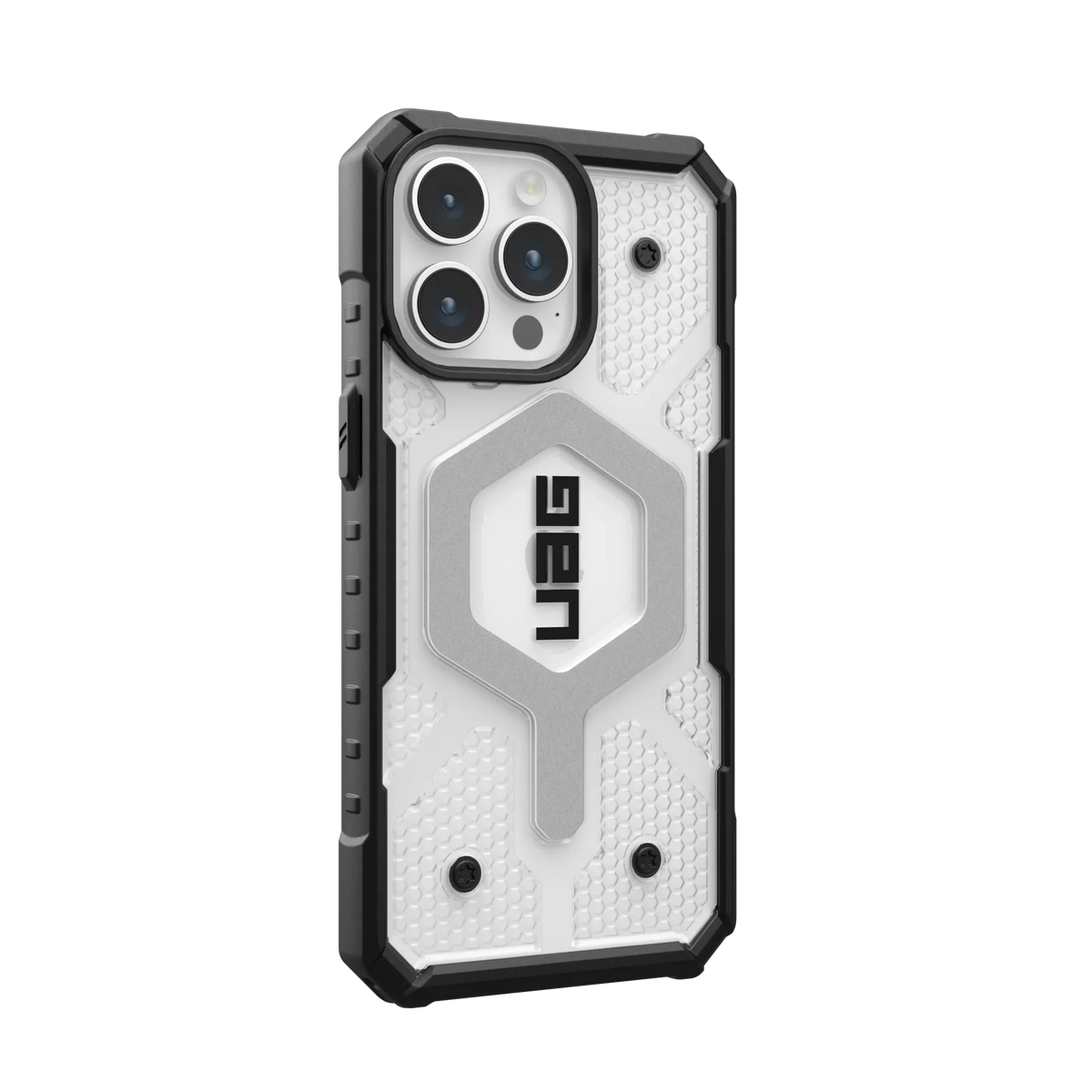 TPU+PC iPhone 16 Plus Case, Clear Compatible - White, image 5 – CaseCart