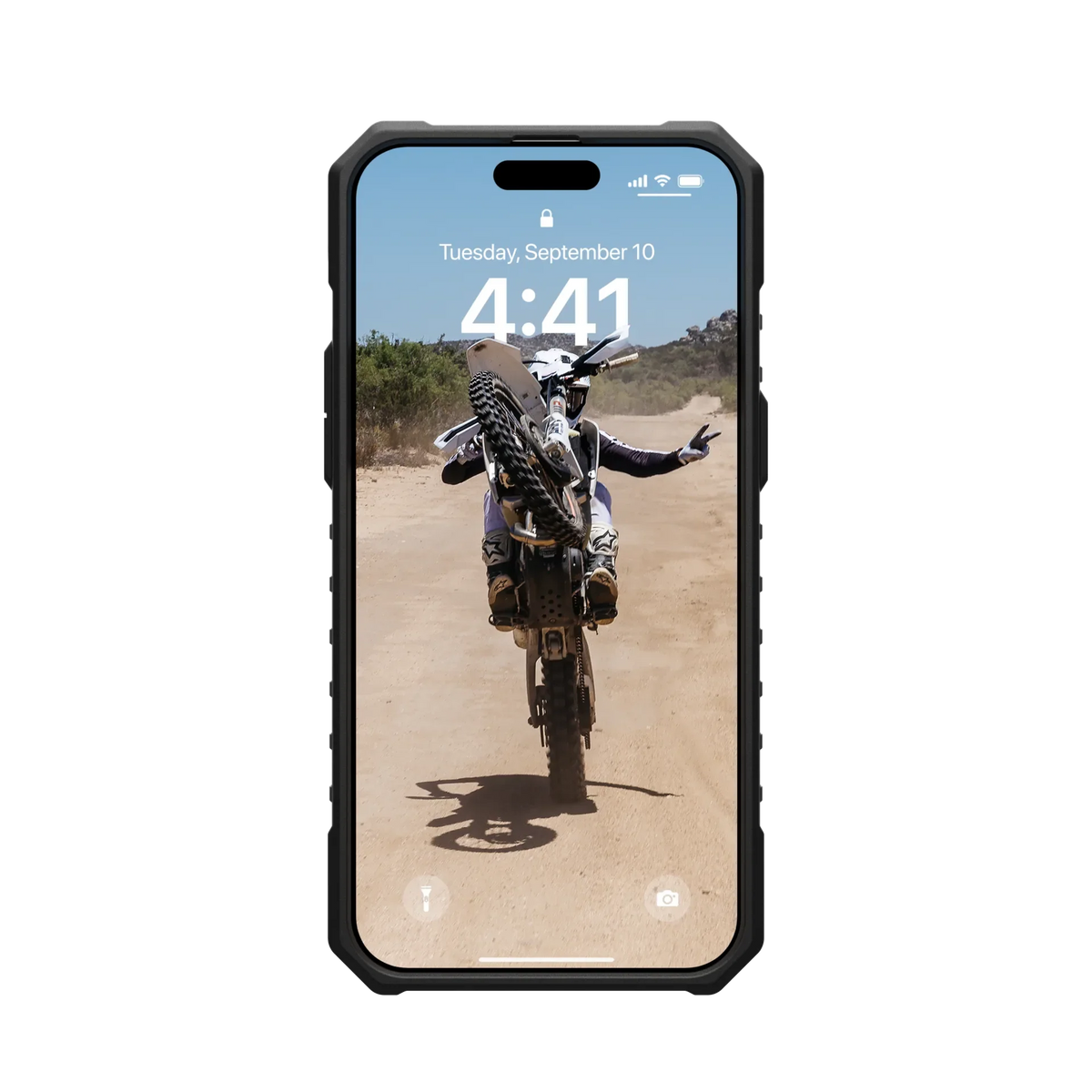 TPU+PC iPhone 16 Pro Max Case, Clear Compatible - White, image 6 – CaseCart