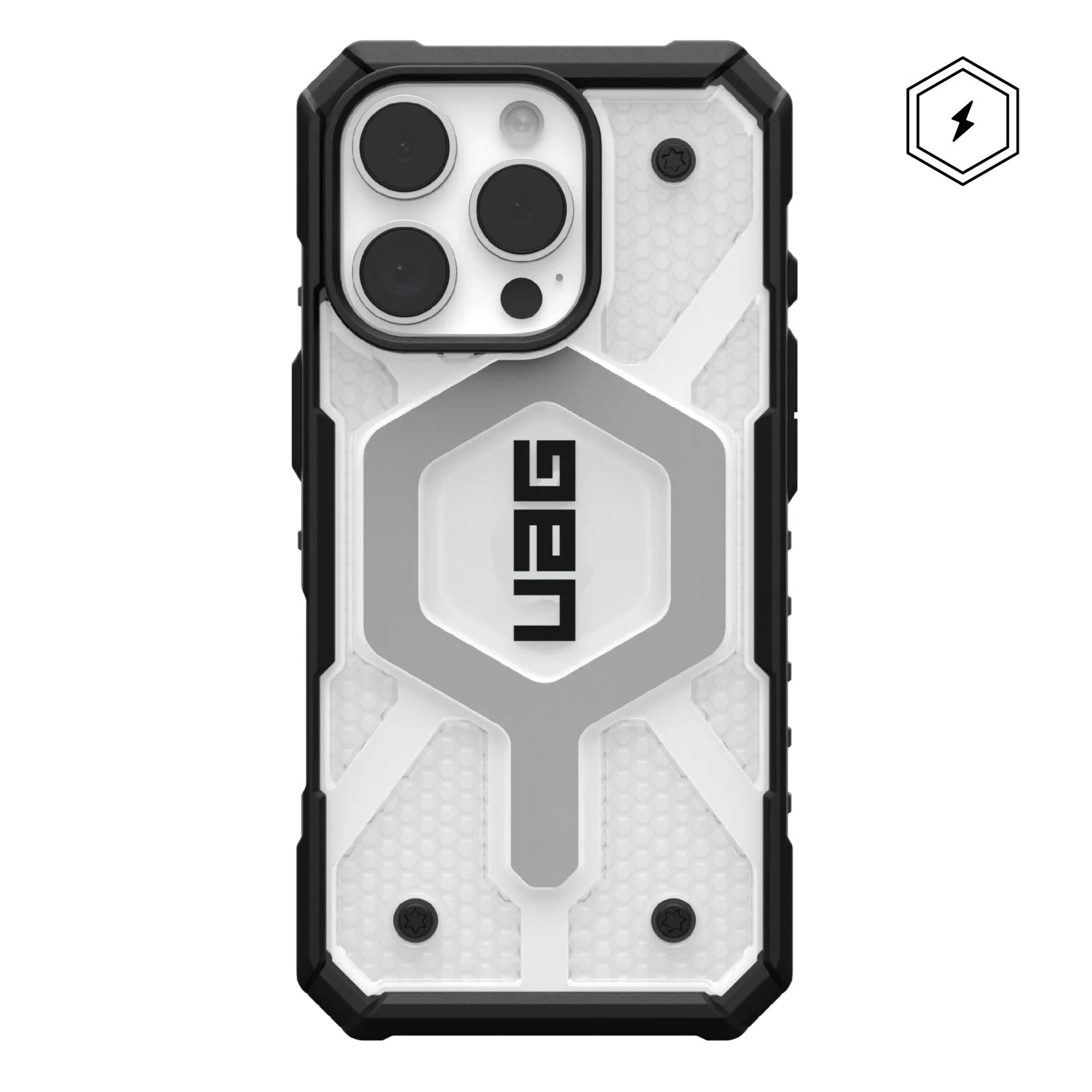 iPhone 16 Pro UAG Pathfinder Rugged Armor Protective Case With Magsafe - Ice Clear