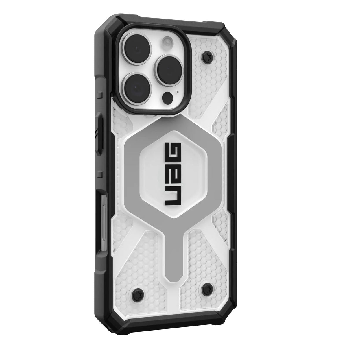 iPhone 16 Pro Max Rugged Armor Protective Case With MagSafe - Ice Clear, image 3 – CaseCart