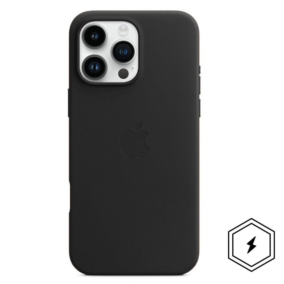 iPhone 16 Pro Leather Case with MagSafe - Black – CaseCart