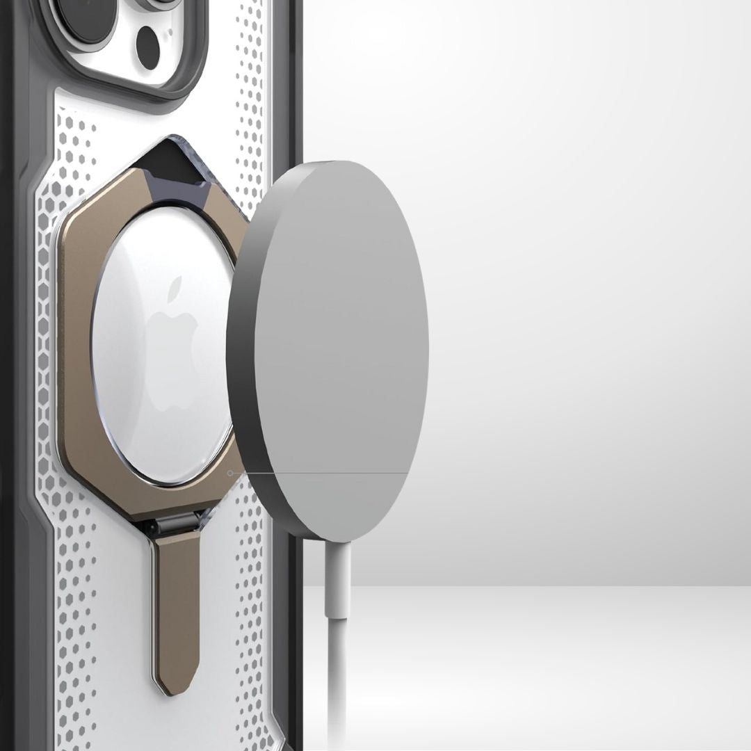 UAG Plasma XTE Stand MagSafe ,Rugged Protective Case for S24 Ultra (Natural Titanium/Black)