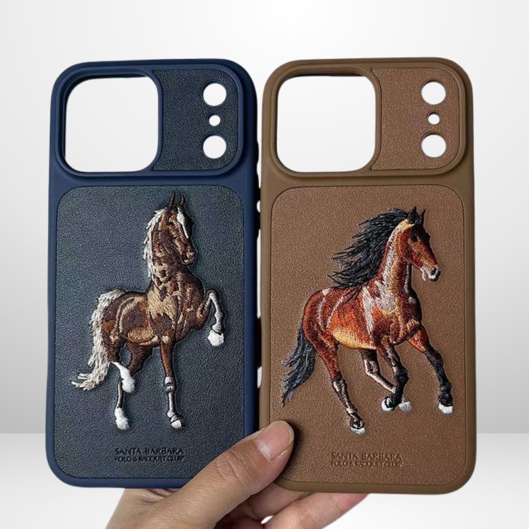 US POLO Boris Club Series Leather Case for iPhone 17 Series (BLACK)