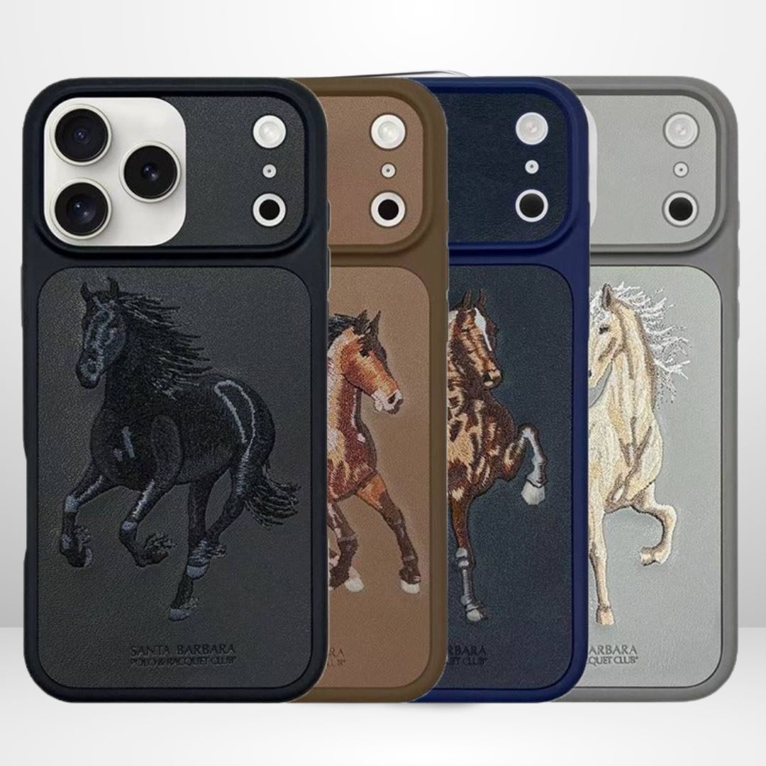US POLO Boris Club Series Leather Case for iPhone 17 Series (BLACK)