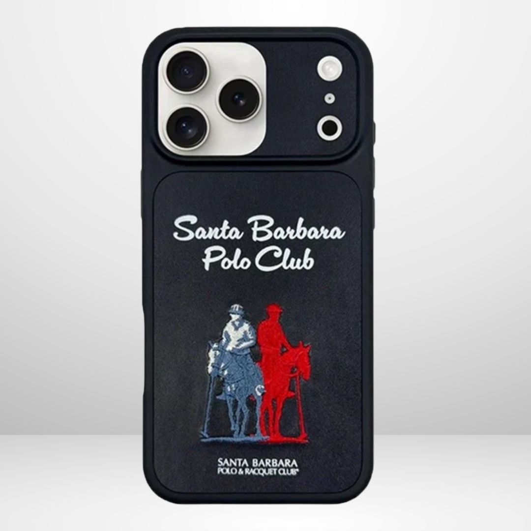 US Polo Club Questa Series Case for iPhone 17 Series (BLACK)